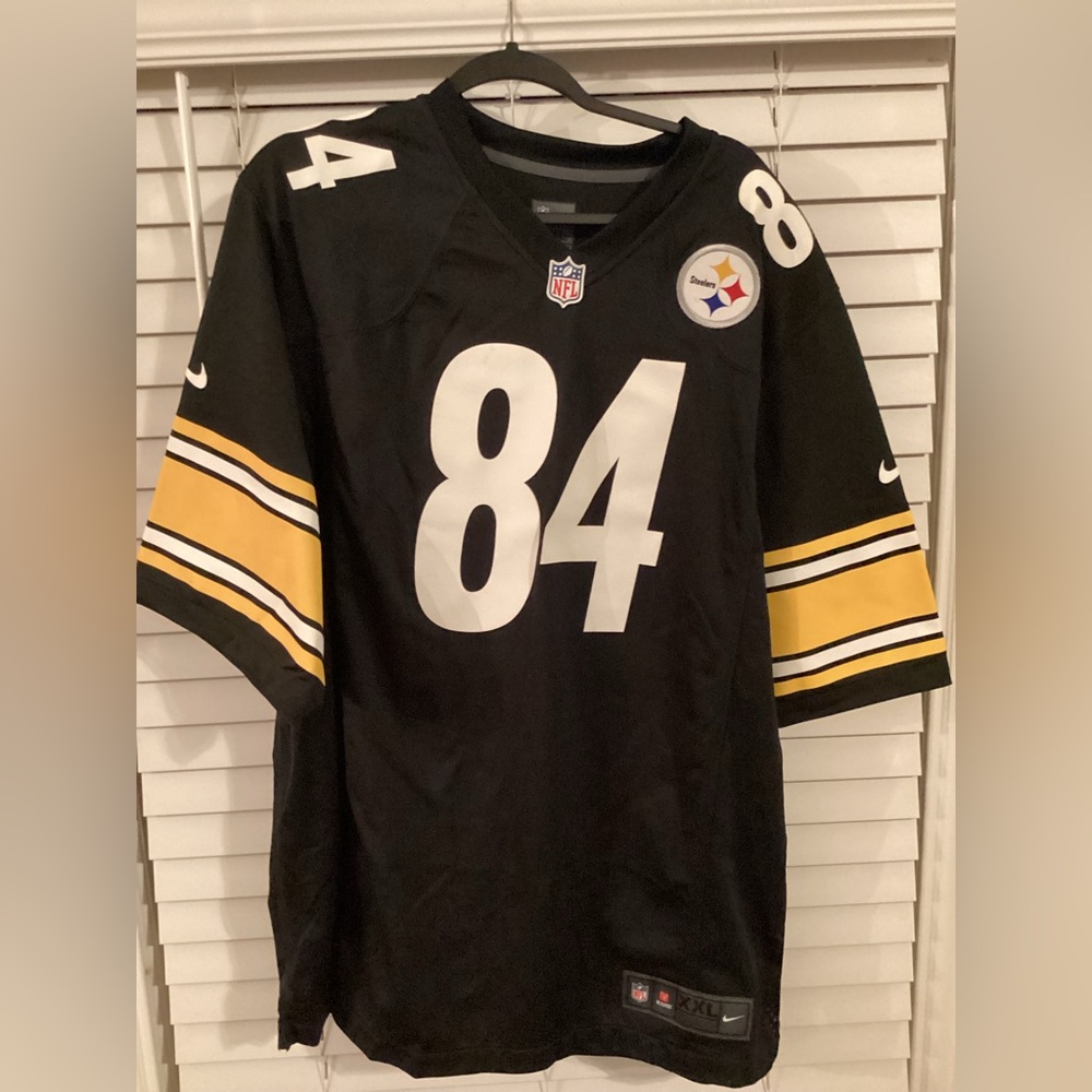 NFL PITTSBURGH STEELERS 84 ANTONIO BROWN NIKE ON FIELD JERSEY XXL